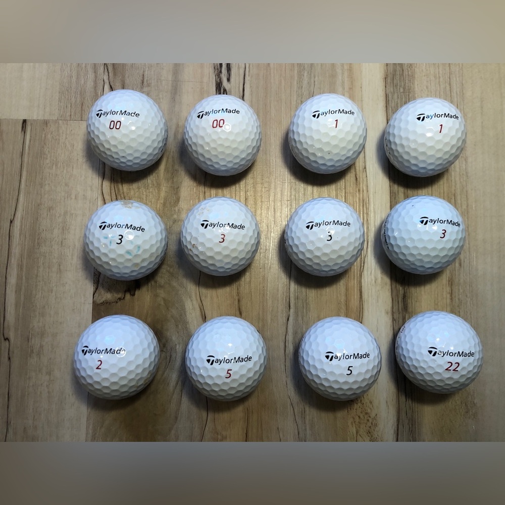 12 TaylorMade Golf Balls TP5 Tour Response Project (a) Lethal Tour Preferred X